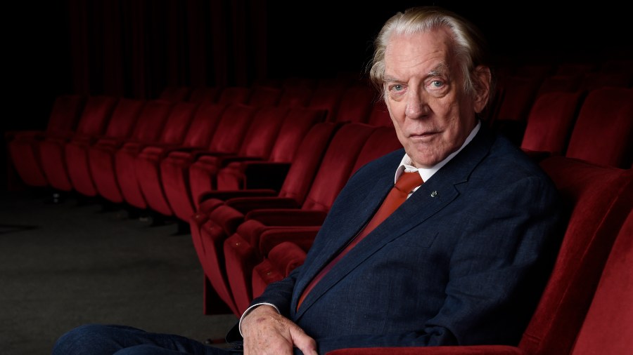 Image: Actor Donald Sutherland appears at the Academy of Motion Picture Arts and Sciences in Beverl...